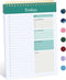 To Do List Pad, Notebook for Work with 52 Sheets, Undated Daily Planner for Daily Tasks and Goal Setting, Suitable for