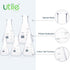 Utile Erlenmeyer Flasks, 5 Sizes of Narrow Mouth Conical Borosilicate Glass Flasks with Printed Graduation