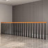 PAUANI 270 Stairs Handrail - Metal Stair Railing, Adjustable Flat Brackets Spindle Post, Safety Steps Support Grab