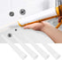 30pcs Plastic Caulking Gun Extender, Caulk Nozzle Tip Tool for Sausage Caulking Gun, Easy to Use (White)