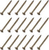 Small Nails (1.5x19mm) 200pcs, Carbon Steel Tiny Hardware Nails for Household Woodworking, Bronze Tone