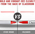 Volcanics Dry Erase Markers - Low Odor Fine Whiteboard Markers, Thin Box of 12, 10 Colors