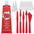 Shoe Goo Repair Adhesive, Clear, 3.7 Ounce (109.4mL) with 10 Snip Tip Applicator Tips and Pixiss Spreader Tools