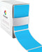 ChromaLabel 2 x 3 inch Permanent Color Code Rectangle Labels - 100 Stickers per Dispenser Box (Light Blue)