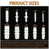30Pcs Hose Barb Fittings Kit, Pipe Connector Joint Splicer for Aquarium Gas Liquid Air, 10 Sizes for Hose ID