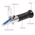 Refractometer for Grape Wine Brewing, Measures Sugar Content, Dual Scale 0-40% Brix & 0-25% vol Alcohol