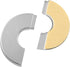 2PCS Round Escutcheon Plate 304 Stainless Steel Snap-fit Decorative Cover for Outer Diameter 65mm, Inner Diameter 24mm