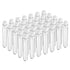 100pcs 12x100mm Clear Plastic Test Tubes with Caps for Scientific Experiments, Halloween, Birthday Party Supplies