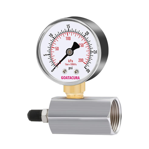 0-100psi/kpa Gas Test Pressure Gauge, 2" Dial Size, 3/4" FNPT Connection, Chrome Plated Steel Body Assembly, 3-2-3% Accuracy…