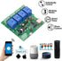 WiFi Wireless Inching Relay Monentary/Self-Locking Switch Module DIY Smart Home Remote Control DC 5-32V AC90-260V Ewelink App iOS/Andriod Compatible with Alexa Echo Google Home IFTTT (DC4)