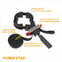 POWERTEC 71017V Quick Release Band Clamp | Clamping Strap Holder for Woodworking Frame