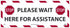NMC WFS76 STOP! Please Wait Here for Assistance - Social Distancing Floor Sign, 8x20 Non-Slip Vinyl