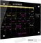 Okydoky 12" x 16" Glass Dry Erase Whiteboard, Black Glass Monthly Calendar for Home, School, Office