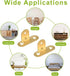 8Pcs 90 Heavy Duty Corner Braces, Right Angle Brass Bracket Fastener T-Shaped Brackets Corner Brace Corner Fastener