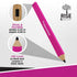 Rise & Grow 50 Set, 7' Neon Pink Carpenters Pencils - HB Lead Flat Construction Pencils for Men, Women - Marking Wood