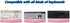 BRILA Ergonomic Memory Foam Keyboard Wrist Rest Support Pad Cushion for Computer, Laptop, Office Work, PC Gaming