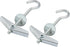 Hordion 4 Packs Heavy Duty Plasterboard Ceiling Hooks, Spring Toggle Wing Bolts Hanger for Hanging Plants
