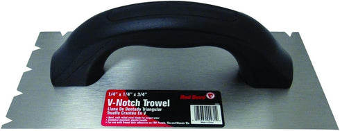 Red Devil 2091 V Notch Trowel, Multi