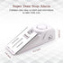 EMDMAK Door Stop Alarm with 120DB Siren - Door Stop for Home & Travel (White) Pack of 4