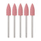 5pcs Rubber Silicone Polishing Bit Buffing Wheels 180 Grit 6mm Dia Mounted Grinding Head for Rotary Tool
