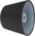 Buachois 10.6 Fabric Lampshade, Handcrafted Conical Lamp Shade (Black)