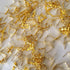 Zhongpai ZP02 300pcs Chandelier Connectors Clips Pins For Fastening Crystals Parts, Chandelier Replacements (Gold)