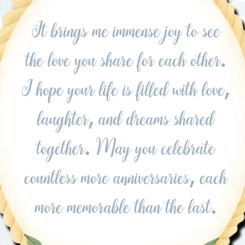 Prime Greetings Anniversary Card for Daughter and Son In Law