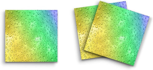 Butler in the Home Sticky Notes 12 Pack, 3"x3", 50 Sheets Per Pad, Cute Funny Memo Note Pads with Rainbow Gradient