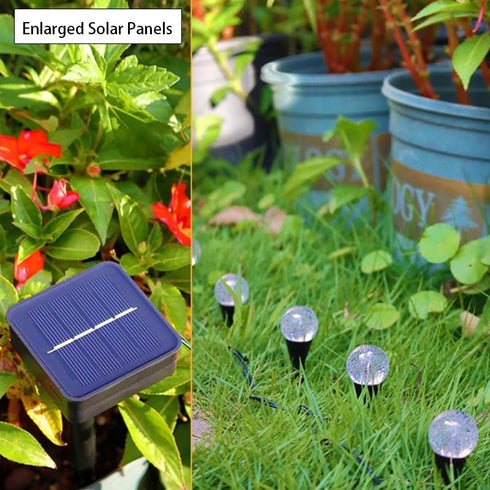 EFYUE 20 16.4ft 8 Solar String Lights for OutsideOutdoor String Light LED Lighting Modes Waterproof for Garden