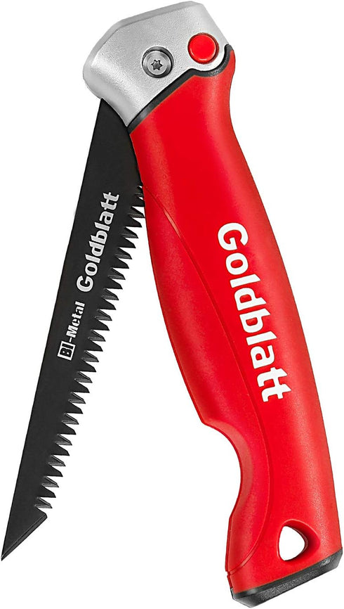 Goldblatt Folding Drywall / Sheetrock Saw - Jab Hand Saw with Soft Grip Handle for Wallboard and Plywood