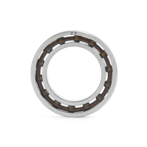 XIKE 2 Pcs 6802 C3 Deep Groove Bearing, Chrome Steel Open C3 Clearance for Industrial Equipment
