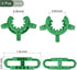 YOKIVE 5 Pcs Joint Clip, Lab Plastic Clips | Fixing Glass Instruments, Great for 14/20mm and 14/35mm Glass Taper Joint Laboratory Connector (Green)