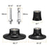 3 Pack 1" 1.8" 2.7" 1/4" HARFINGTON Disc Pad Holder Quick Change Disc Shank Holder Mandrel for Die Grinder Sanding
