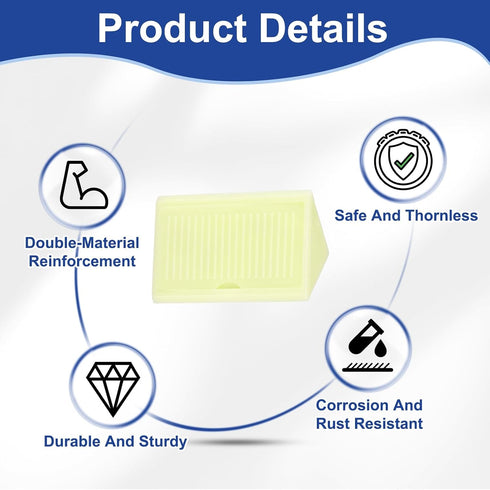 50pcs 42 20 20mm 90 HARFINGTON Plastic Corner Braces x x L-Shape Degree Right Angle Brackets Corner Braces with Cover