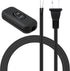 UBANU Inline Cord Switch with 10FT Lamp Power Cord, Polarized Plug, Stripped Ends,