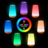 13 Dimmable Touch Bedside Table Lamp, RGB Color Changing RGB Night Light, Small Lamp for Bedroom, LED Lamp with Warm