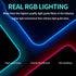 Large Wireless Mouse Pad Charging, 15W Fast Charging, Extended Size, 10 Lighting Modes for Office Mouse Pad - Galaxy