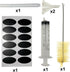 12 Pack 4oz (120ml) Glass Dropper Bottle, Essential Oil Bottle with Glass Eye Droppers, Amber