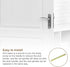 uxcell Door Knob Spindle, 120mm Long Spare Door Handle Spindle Bar, Gold Replacement Door Handle Parts