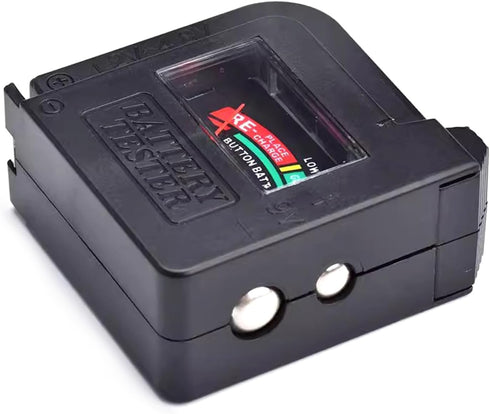 Black BT860 Voltage Tester, Checkers for AA AAA 9V Batteries, Electrical Equipment Tools for Home Improvement