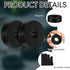 Fabbay Multi Purpose Rubber Spacer, 1 Inch OD x 3/8 Inch ID x 1/2 Inch Thickness, Black Round Washers, 120 Pcs