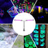 YGS-Tech LED Black Light, 3 9 12H Timer, 10 Dimmable Levels UV Light, Dual Head 54LEDs Blacklight for Glow in The Dark