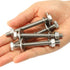3/8-16 x 4-1/2" Hex Head Bolts with Hex Nuts and Washers - Fully Threaded Stainless Steel 18-8