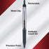 Pilot Precise V5 RT Refillable & Retractable Rolling Ball Pens, Black, Extra Fine Point (0.5 mm), Pack of 12