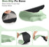 Set, Keyboard Wrist Rest and Mouse Pad with Wrist Support Ergonomic Leaf Shape Mouse Pad with Non-Slip Base, Pain