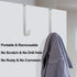 12 Pcs Sturdy Metal Over the Door Hooks - Door Hanger Hooks for Hanging Clothes, Towels, Purses, 15 Lbs Capacity