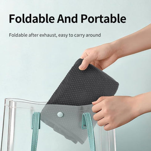 generic Portable Inflatable Cushion for Long Flights and Office Chairs - Anti-Slip and Adjustable