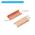 PATIKIL Staples for Stapler, 6 Pack #10 Mini 3/16 Inch Length Staples - Rose Gold