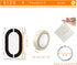 5 inch Number Stencils, 20PCS 0-9 Address Curb Stencil Kit, Reusable Plastic Interlocking Stencils with Masking Tape