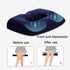 Generic (45x33x7cm/17.72x13x2.76in, Orthopedic Seat Cushion for Hemorrhoid Relief - Breathable Memory Foam Chair Pad